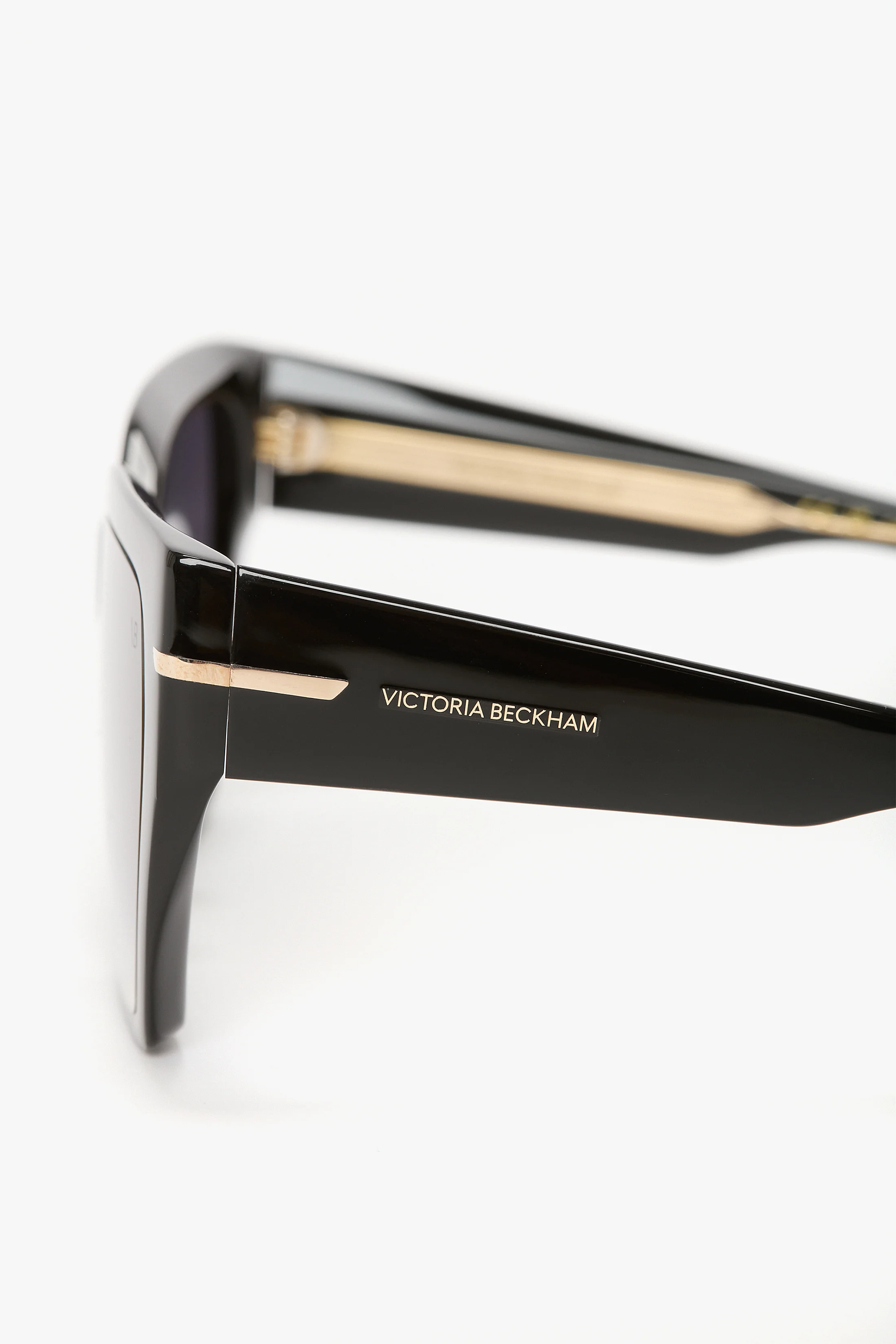 Acetate Sunglasses In Black - Image 4