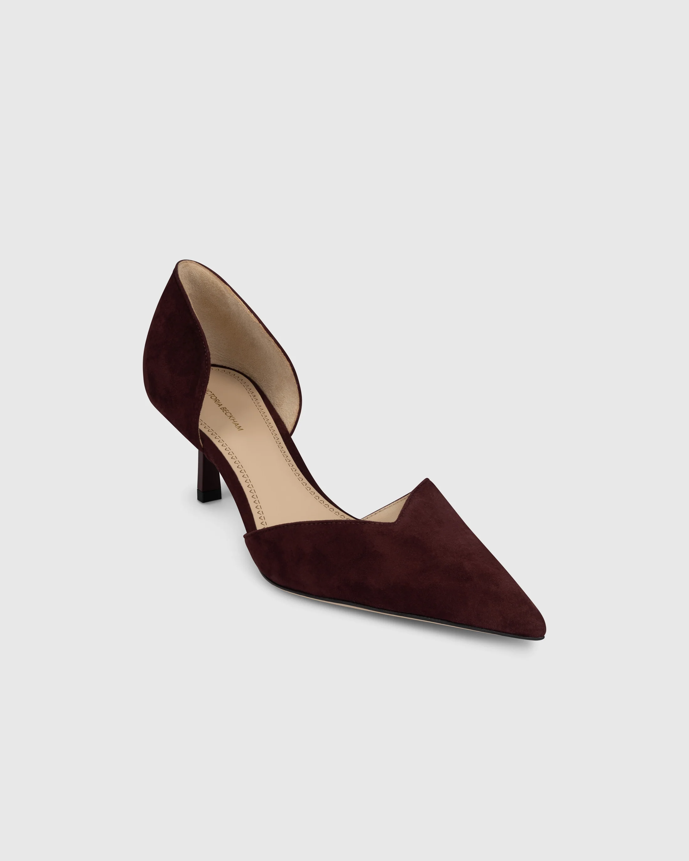 Victoria Angle D'Orsay Pump 55 Suede - Image 2