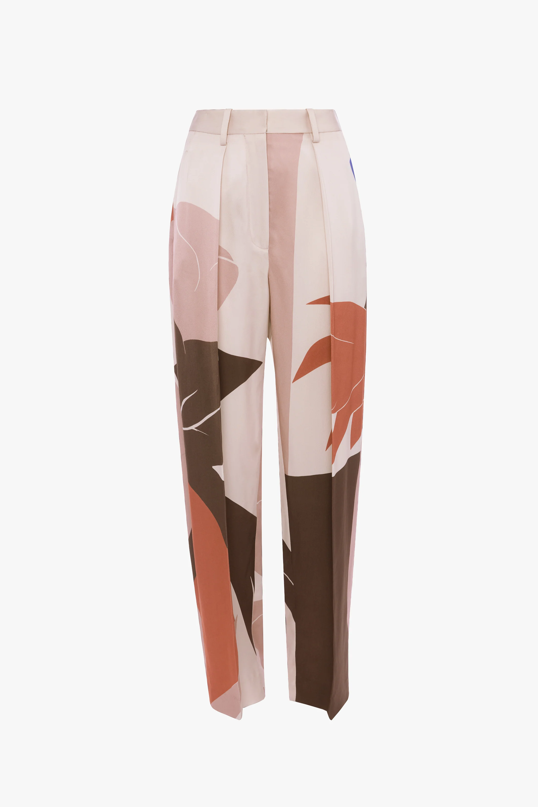 Cecilia Trouser In Abstract Earth Print - Image 5